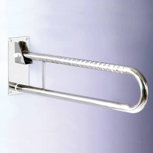 Barra doble abatible (inox y blanca)